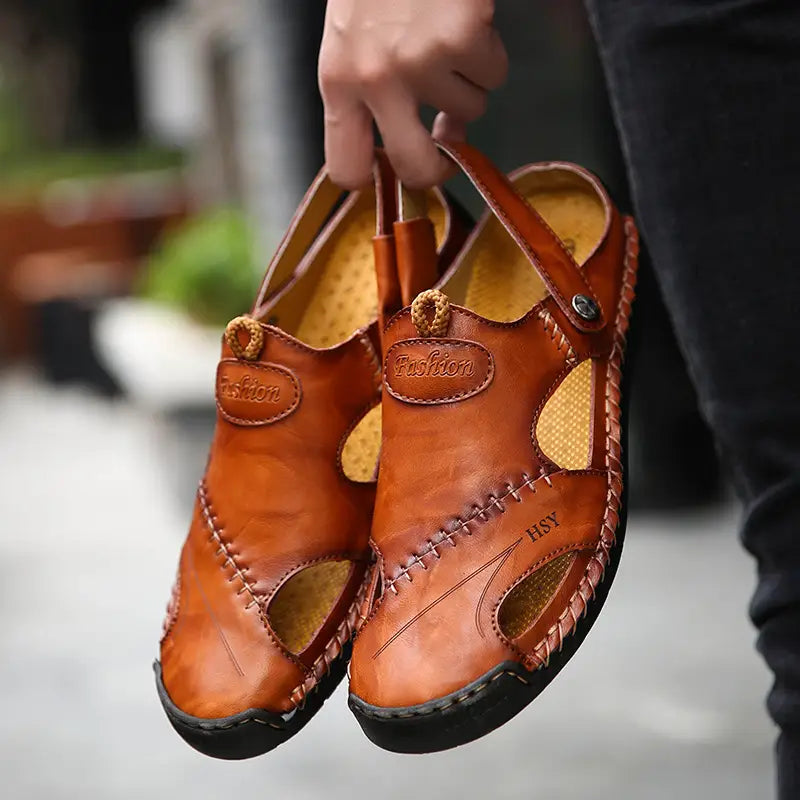 Sarttore | Sandali casual da uomo in morbida pelle di alta qualità – CloudWay
