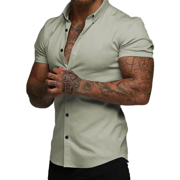 Camicia Slim Sarttore EasyFit™ | Stile e Comfort con Tecnologia Stretch 4D