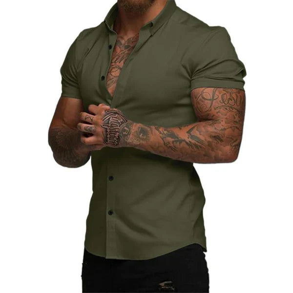 Camicia Slim Sarttore EasyFit™ | Stile e Comfort con Tecnologia Stretch 4D