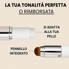 Sarttore | Fondotinta intelligente – Pennello integrato e pigmenti adattivi – SkinMatch™