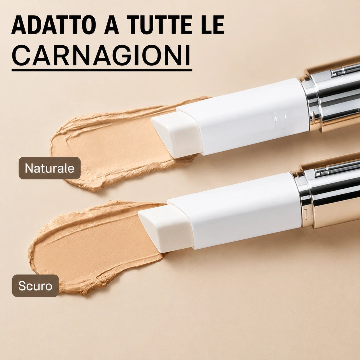 Sarttore | Fondotinta intelligente – Pennello integrato e pigmenti adattivi – SkinMatch™