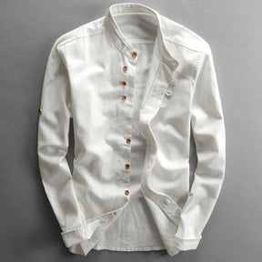 Sarttore | Camicia con Collo alla Coreana Osaka™