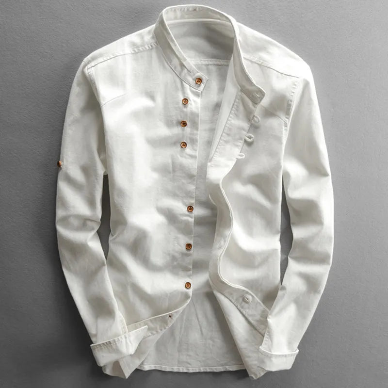 Sarttore | Camicia con Collo alla Coreana Osaka™