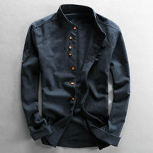 Sarttore | Camicia con Collo alla Coreana Osaka™