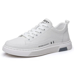 Sneaker Casual in Vera Pelle | Modello Flat Sport