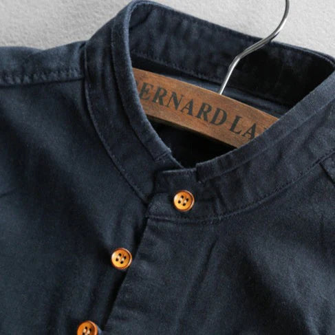 Sarttore | Camicia con Collo alla Coreana Osaka™
