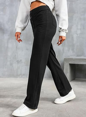 🔥50% de Sconto🔥 Alta Elasticità | Pantaloni casual a gamba dritta a vita alta